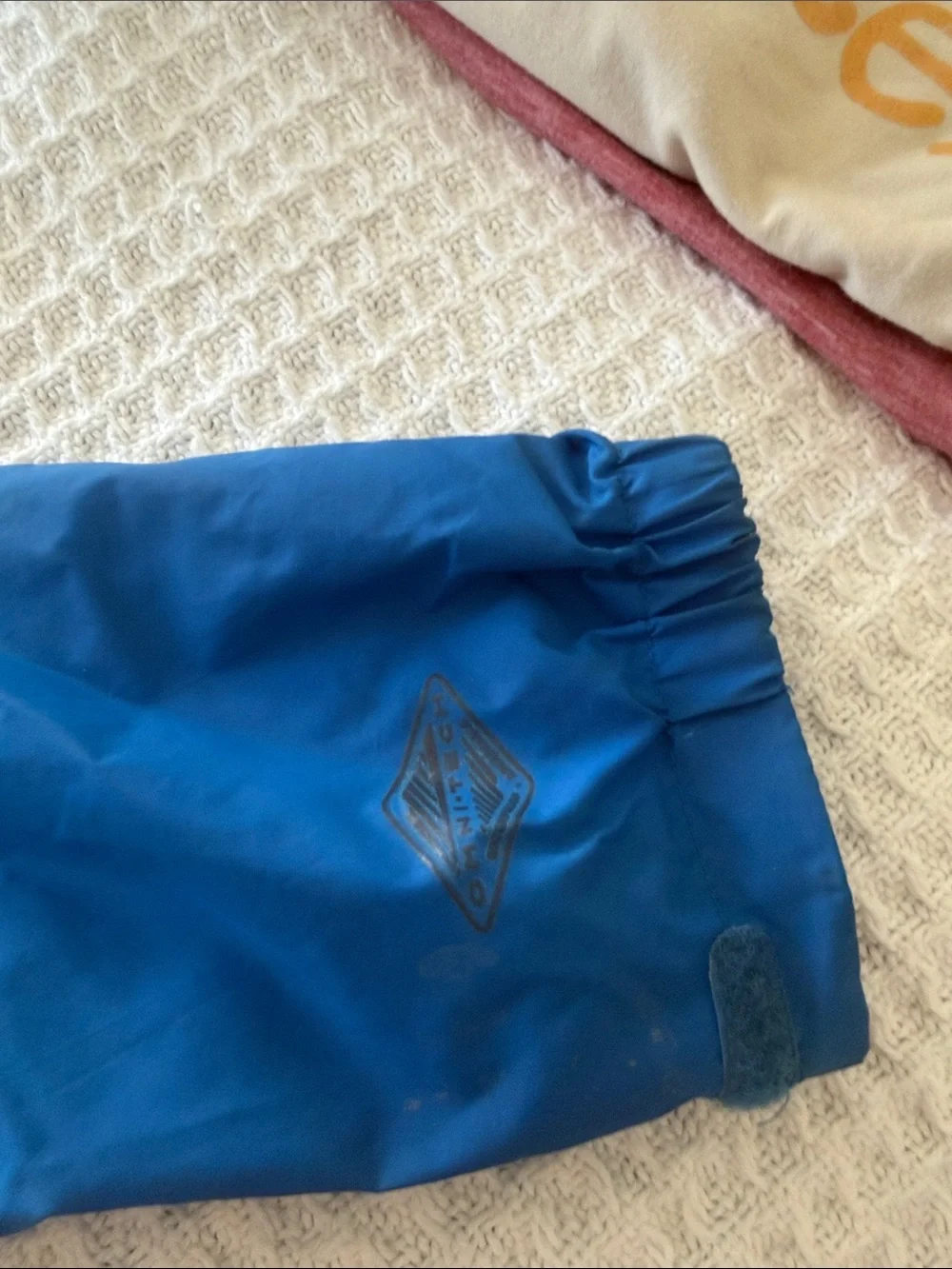 Columbia Bright Blue Hooded Rain Shell